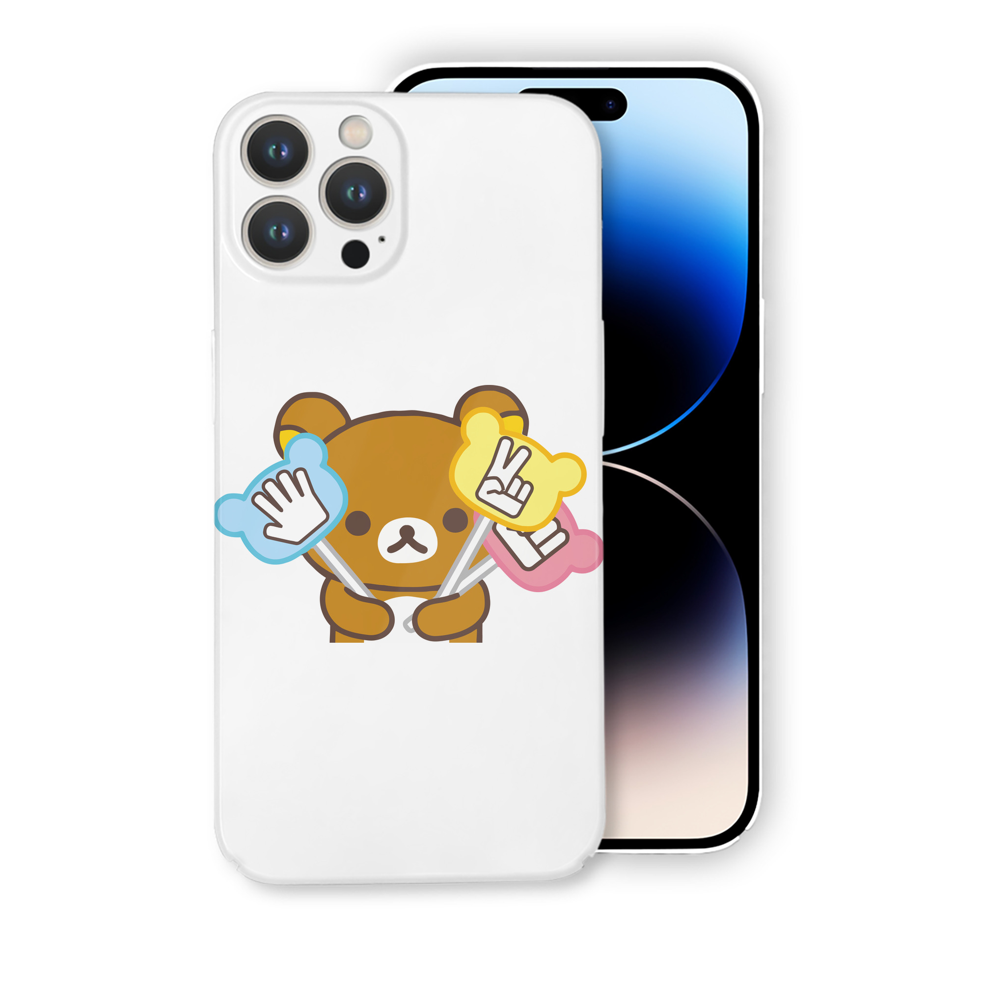 （画像用） リラックマ リラックマ キイロイトリ Rilakkuma Korilakkuma Kiiroitori 【iPhone 14シリーズ対応】ハードケース